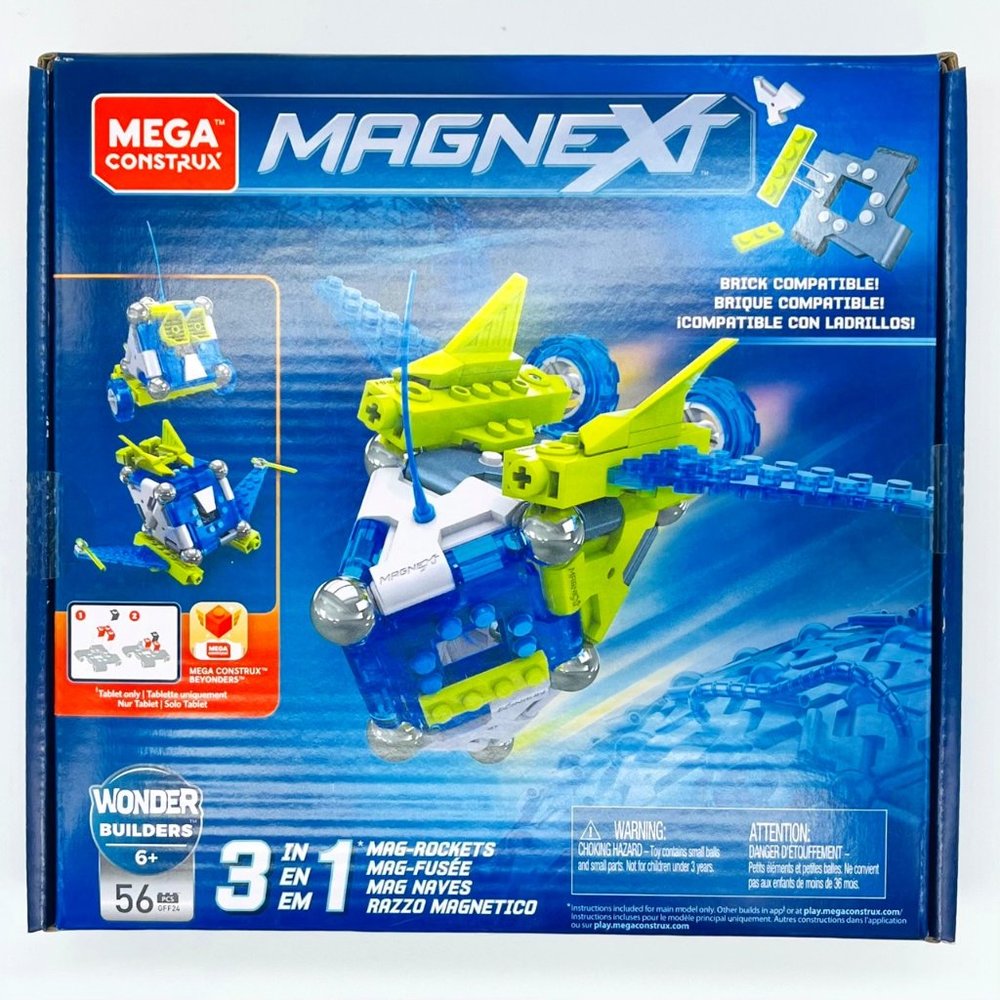 COPY - MEGA CONSTRUX MAGNEXT 3-IN-1 MAG ROCKETS